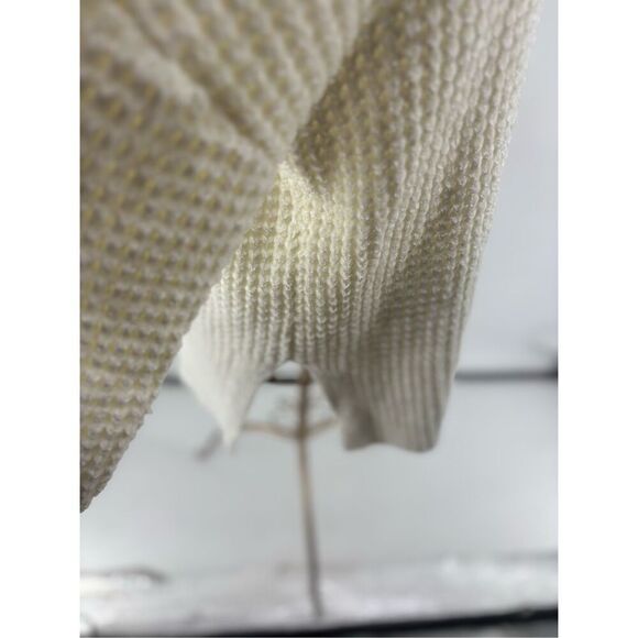 Sanctuary White Waffle Knit Sweater Womens Size Small - Picture 9 of 10
